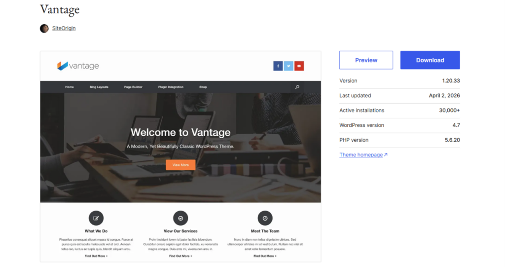 33 Tema WordPress Gratis & Terbaik di Tahun 2026 11 Tema WordPress gratis terbaik Vantage