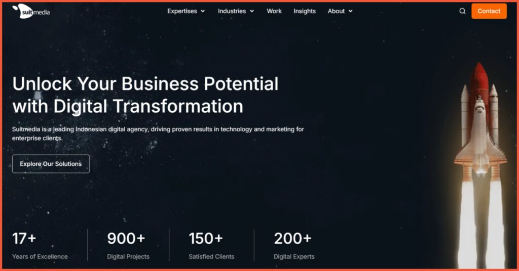 10 Contoh Website Bisnis Profesional untuk Berbagai Jenis Industri 8 contoh website bisnis Suitmedia