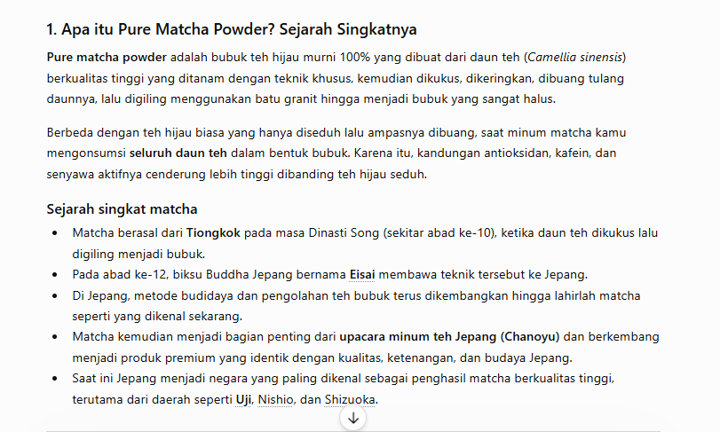 sejarah matcha