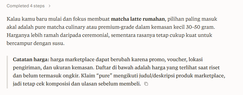Prompt pakai perplexity ai