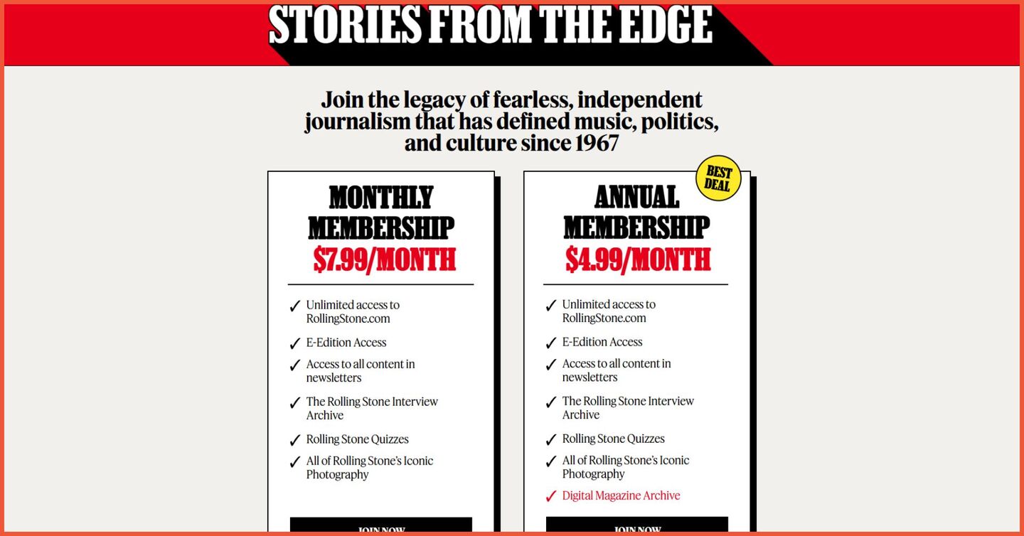 contoh website WordPress Rolling Stone