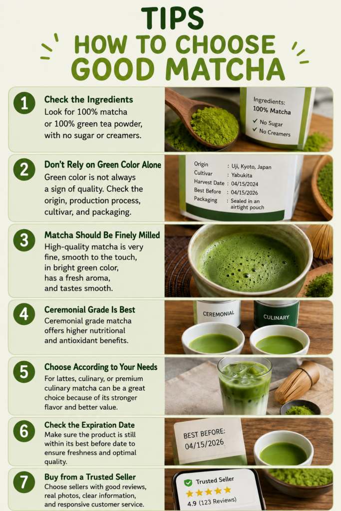 how to choose a good matcha