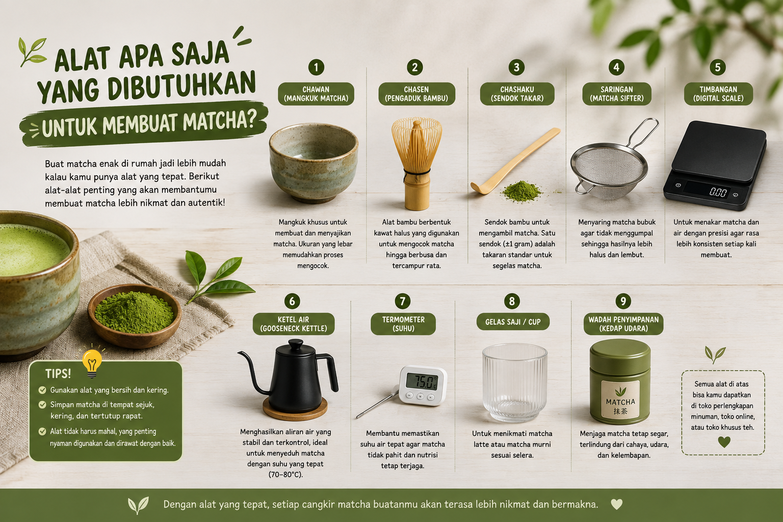 Hasil Prompt AI Masih Kurang Sempurna? Begini Cara Memperbaikinya! 3 poster infografis alat matcha